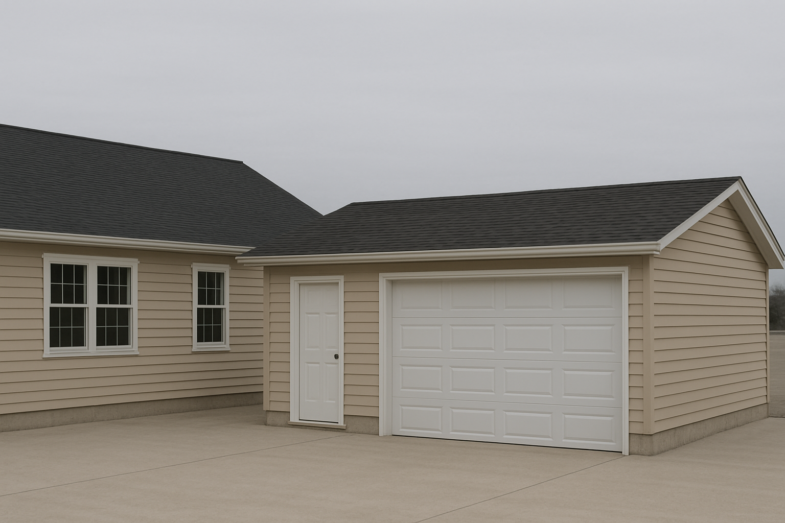 Cipro Contractors large Car Garage on 1566546