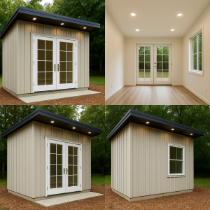 Custom Sheds, backyard offices and ADUs built by Near East Sheds