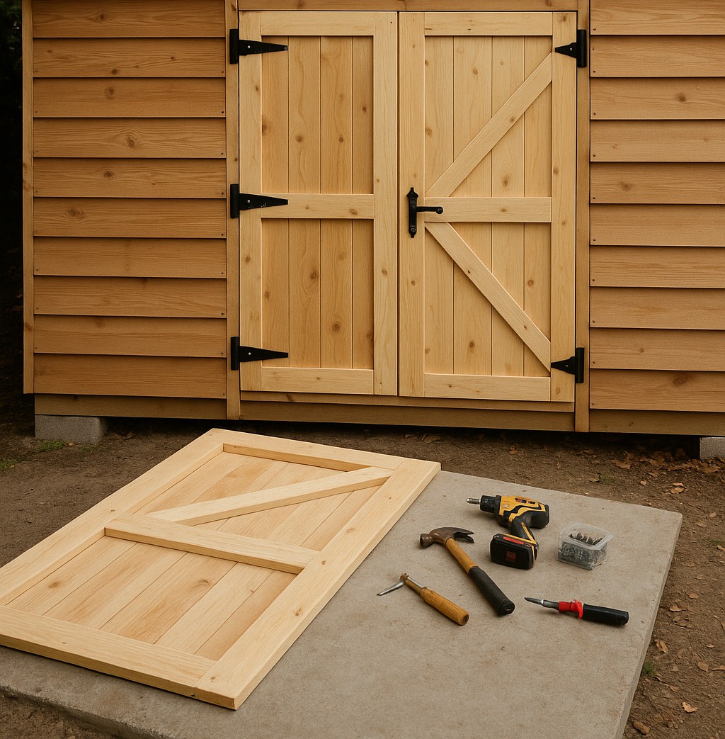 Near East Sheds, How to build a shed door, Cipro Contractors